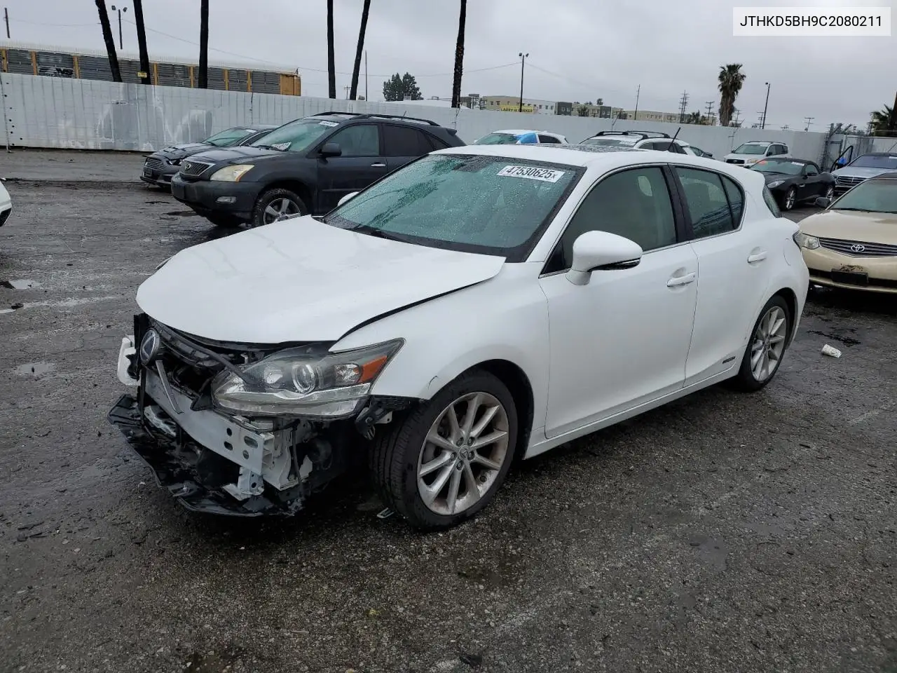 2012 Lexus Ct 200 VIN: JTHKD5BH9C2080211 Lot: 47530625