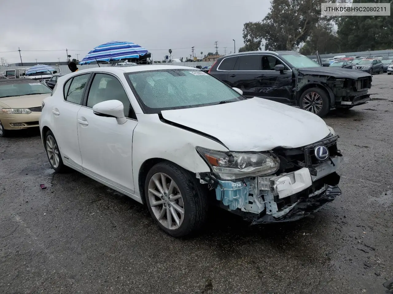 2012 Lexus Ct 200 VIN: JTHKD5BH9C2080211 Lot: 47530625