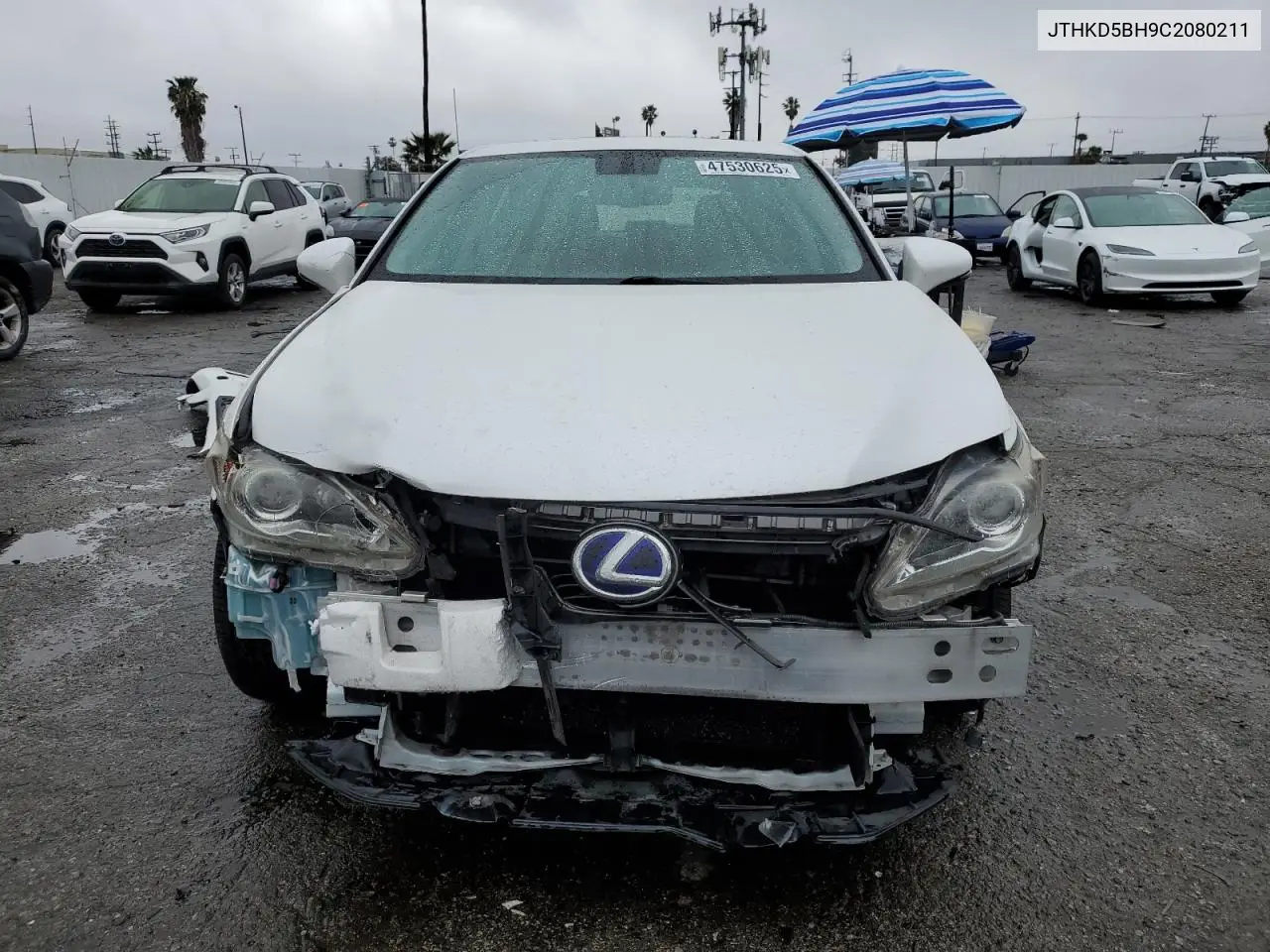 2012 Lexus Ct 200 VIN: JTHKD5BH9C2080211 Lot: 47530625