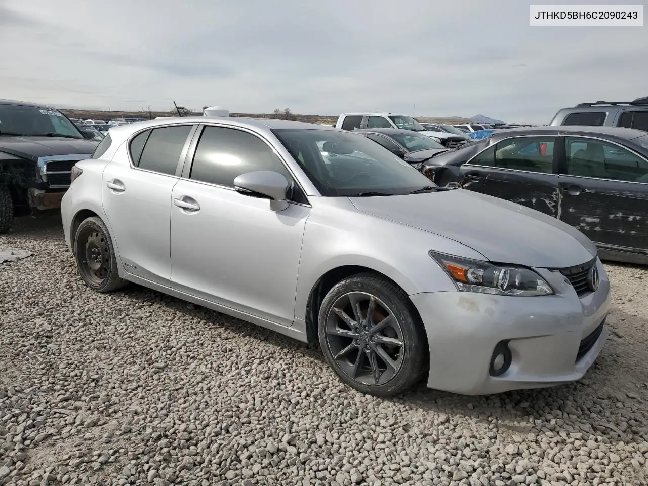2012 Lexus Ct 200 VIN: JTHKD5BH6C2090243 Lot: 50115995