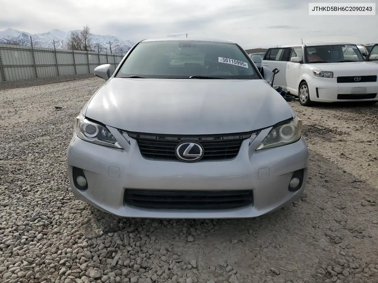2012 Lexus Ct 200 VIN: JTHKD5BH6C2090243 Lot: 50115995