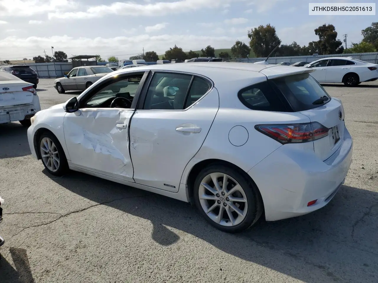 2012 Lexus Ct 200 VIN: JTHKD5BH5C2051613 Lot: 52142355