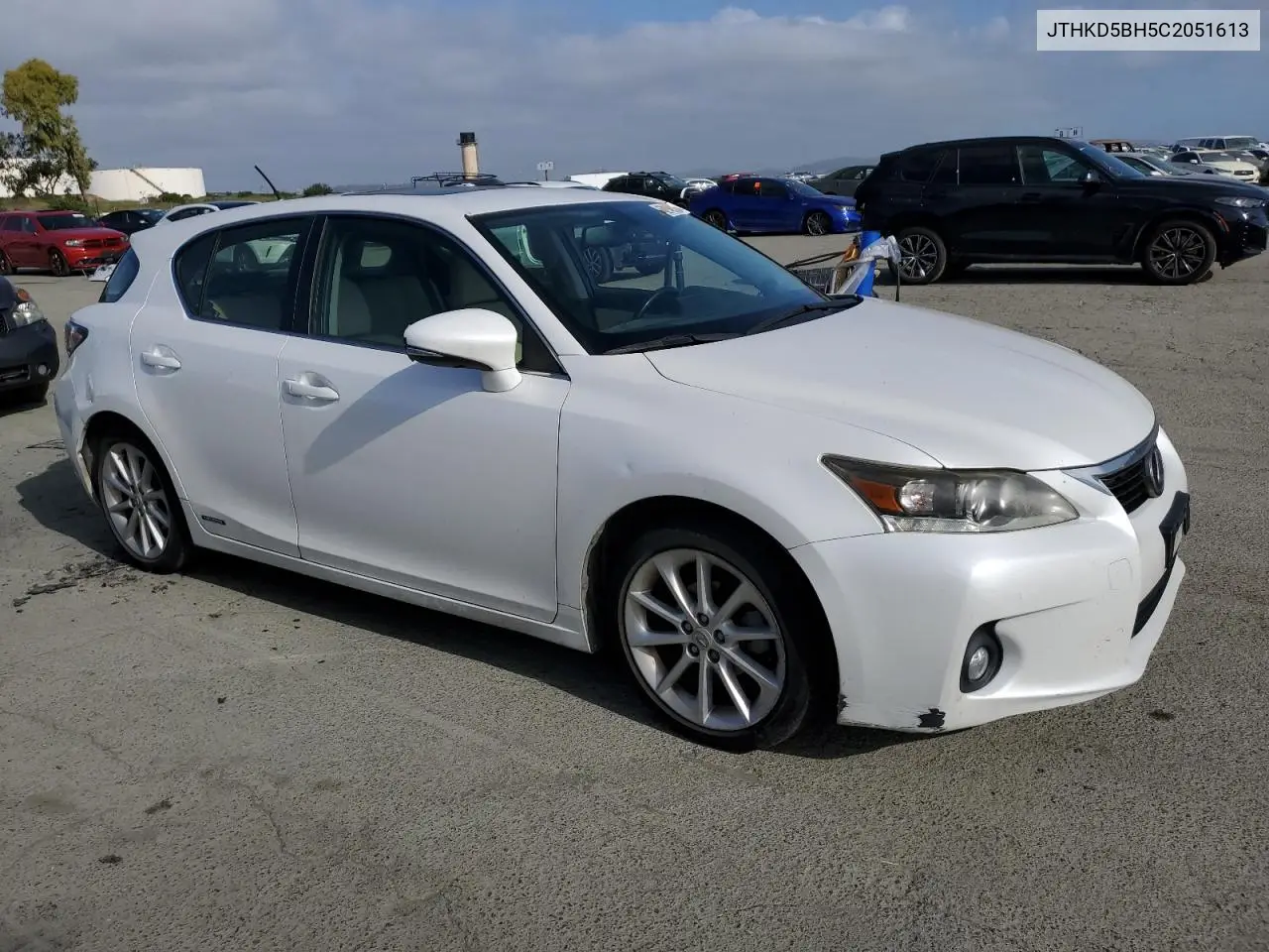 2012 Lexus Ct 200 VIN: JTHKD5BH5C2051613 Lot: 52142355