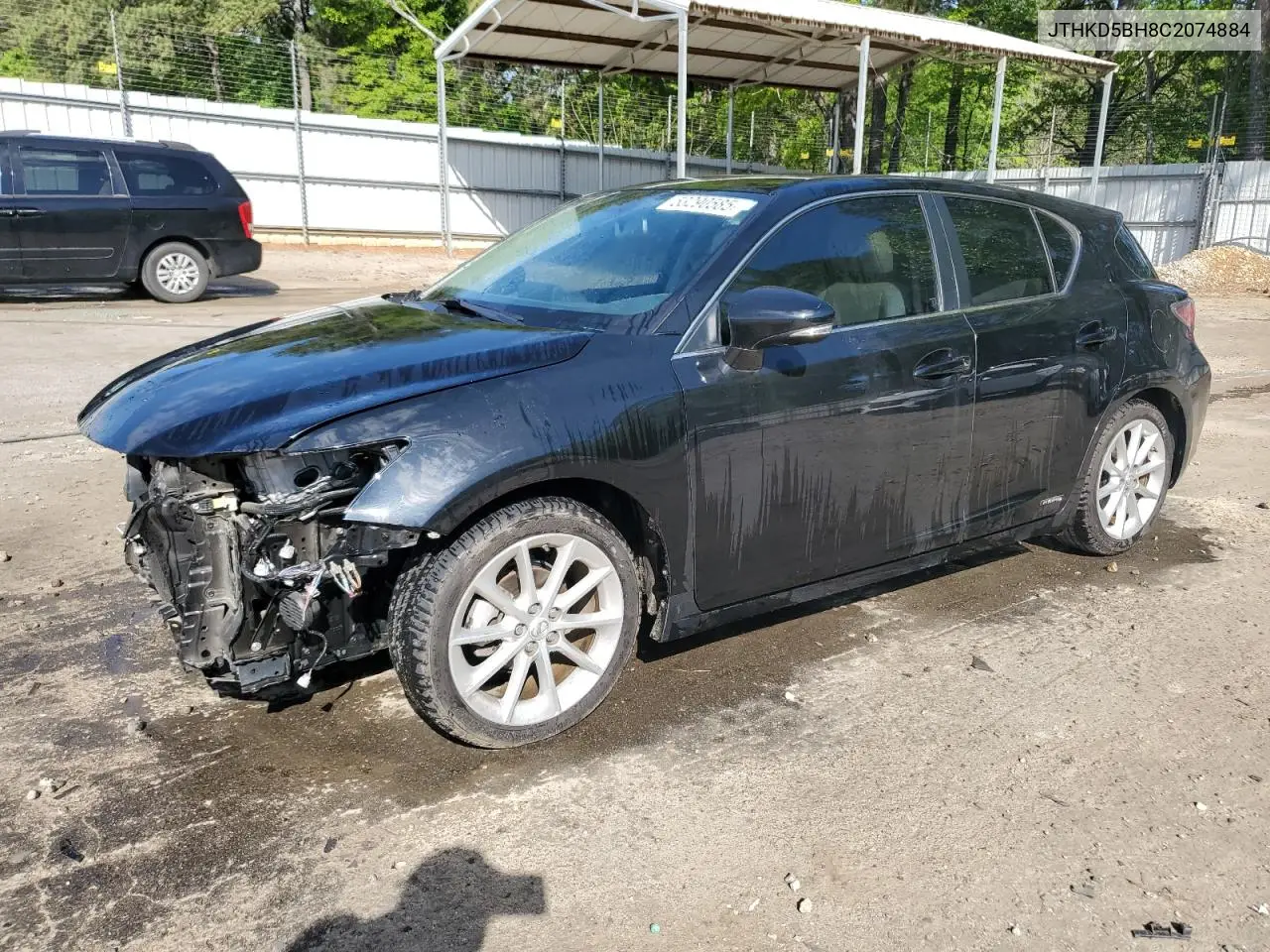 2012 Lexus Ct 200 VIN: JTHKD5BH8C2074884 Lot: 53290585