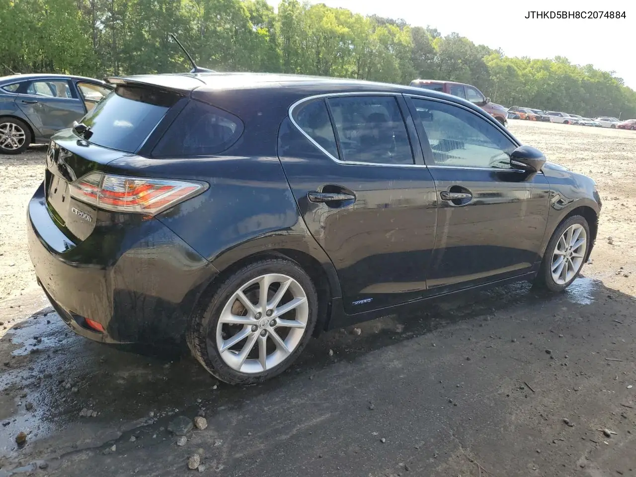 2012 Lexus Ct 200 VIN: JTHKD5BH8C2074884 Lot: 53290585