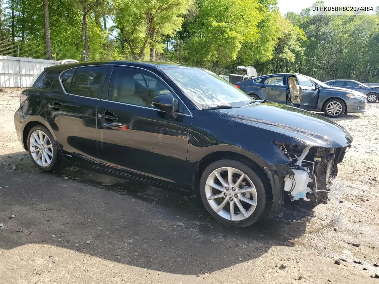 2012 Lexus Ct 200 VIN: JTHKD5BH8C2074884 Lot: 53290585