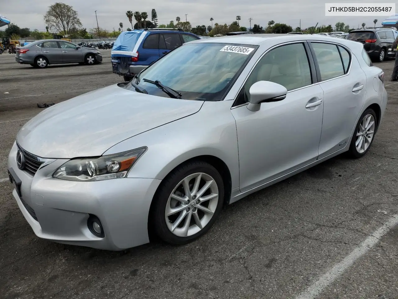 2012 Lexus Ct 200 VIN: JTHKD5BH2C2055487 Lot: 53437685
