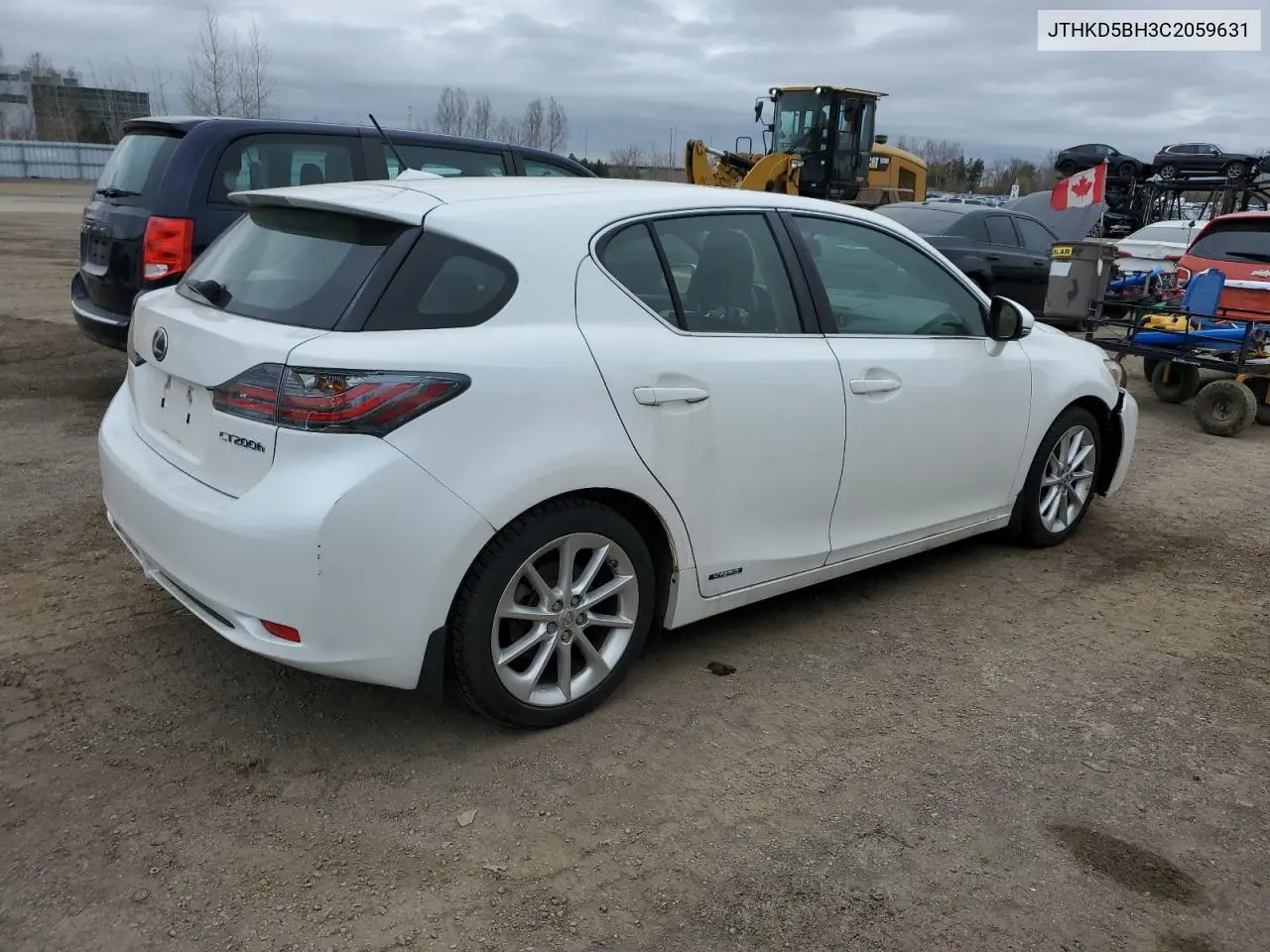 2012 Lexus Ct 200 VIN: JTHKD5BH3C2059631 Lot: 54989935