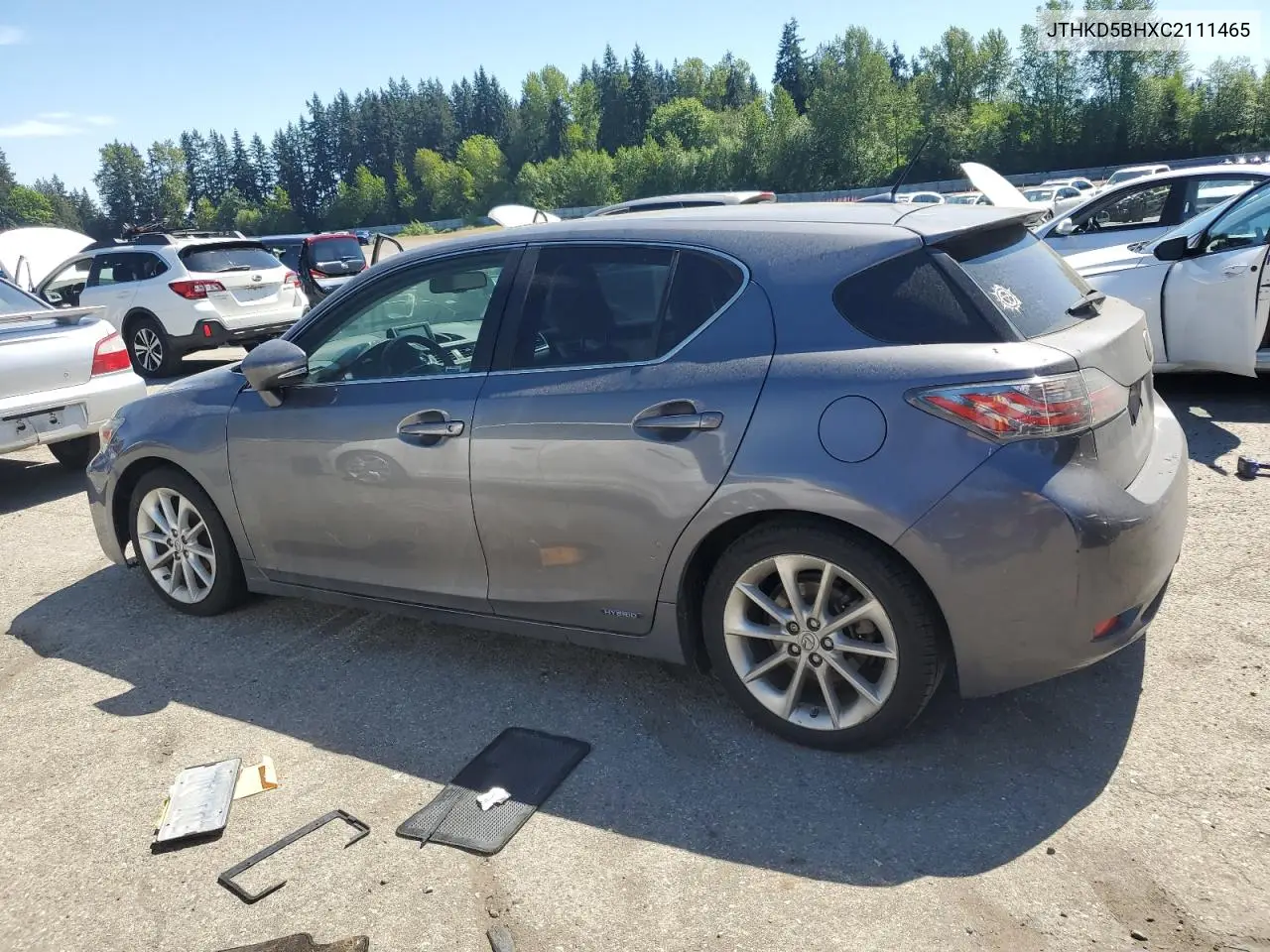 2012 Lexus Ct 200 VIN: JTHKD5BHXC2111465 Lot: 55061735