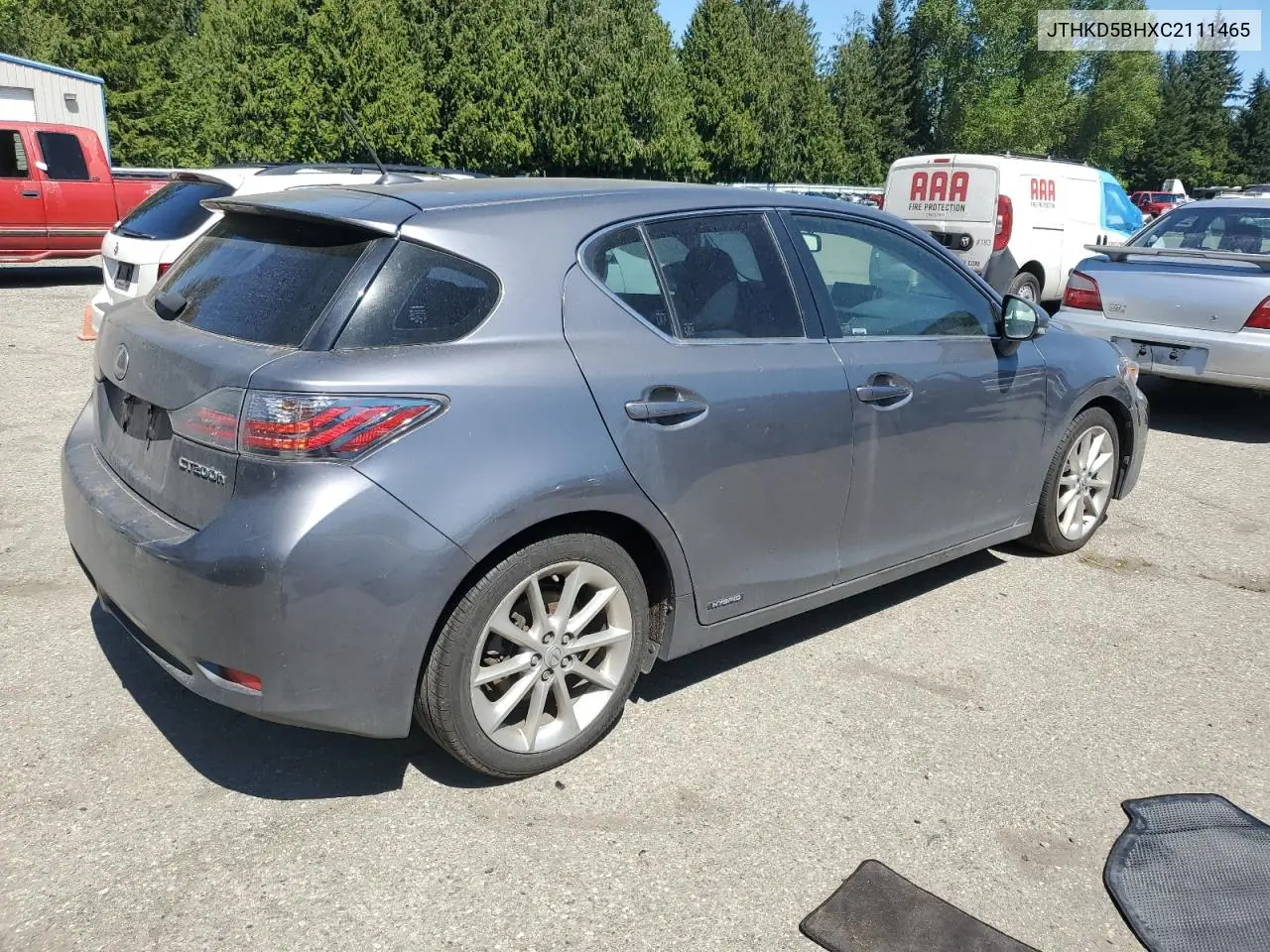 2012 Lexus Ct 200 VIN: JTHKD5BHXC2111465 Lot: 55061735