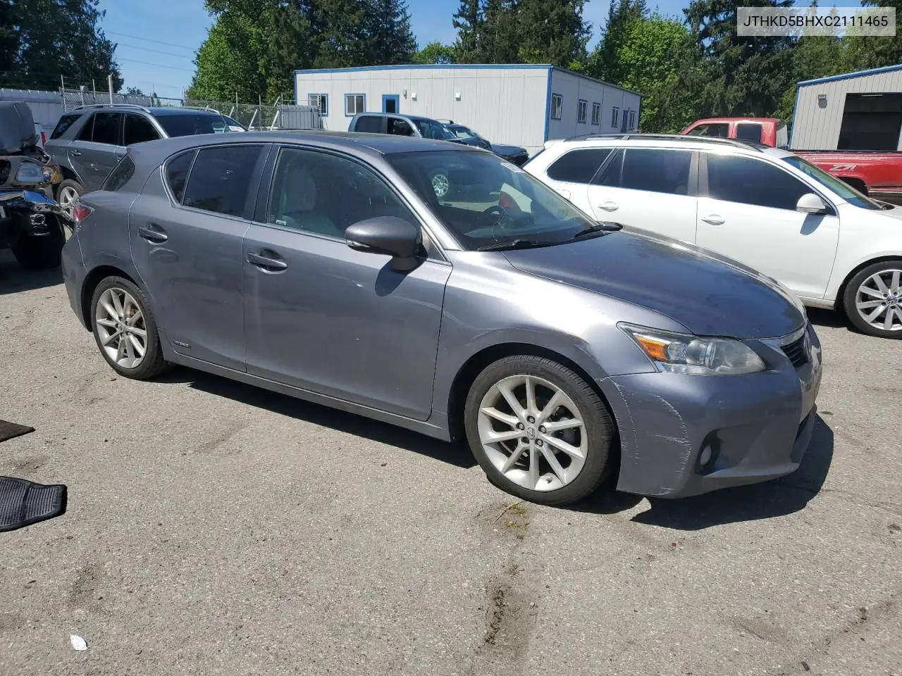 2012 Lexus Ct 200 VIN: JTHKD5BHXC2111465 Lot: 55061735