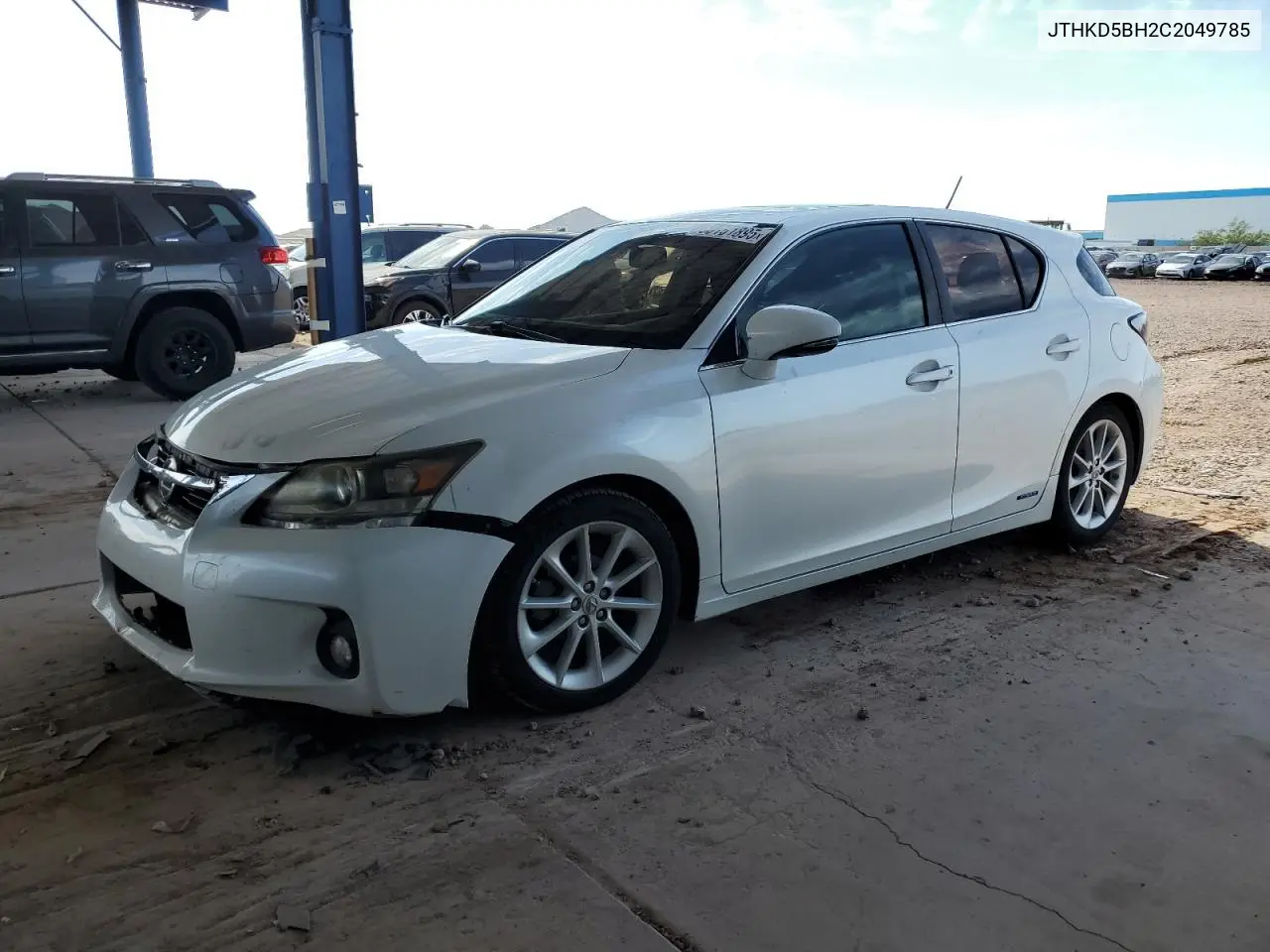 2012 Lexus Ct 200 VIN: JTHKD5BH2C2049785 Lot: 55151895