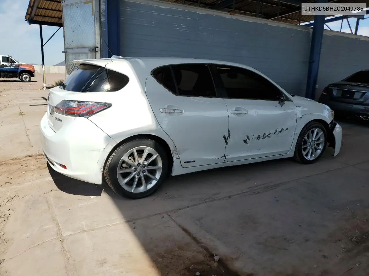 2012 Lexus Ct 200 VIN: JTHKD5BH2C2049785 Lot: 55151895