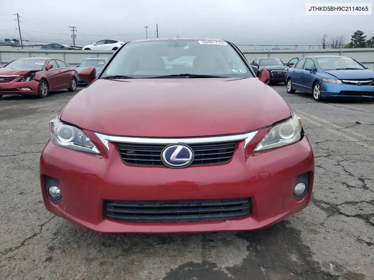 2012 Lexus Ct 200 VIN: JTHKD5BH9C2114065 Lot: 55481775