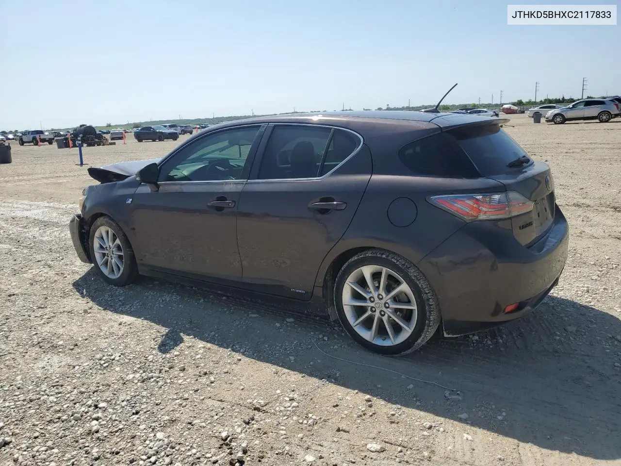 2012 Lexus Ct 200 VIN: JTHKD5BHXC2117833 Lot: 56021675