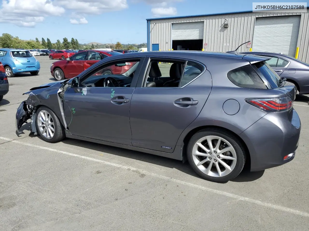 2012 Lexus Ct 200 VIN: JTHKD5BH6C2107588 Lot: 56581015