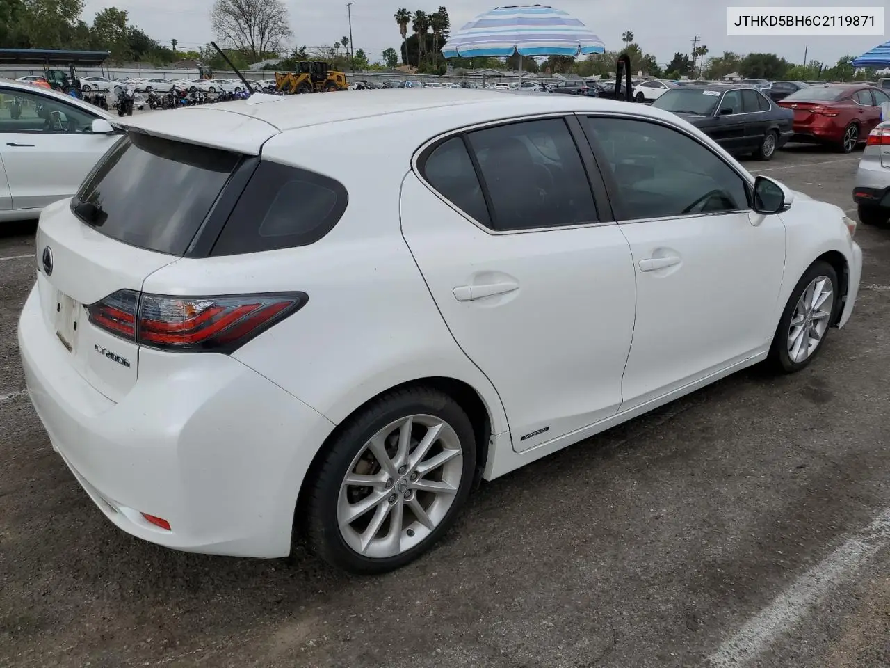 2012 Lexus Ct 200 VIN: JTHKD5BH6C2119871 Lot: 56718615