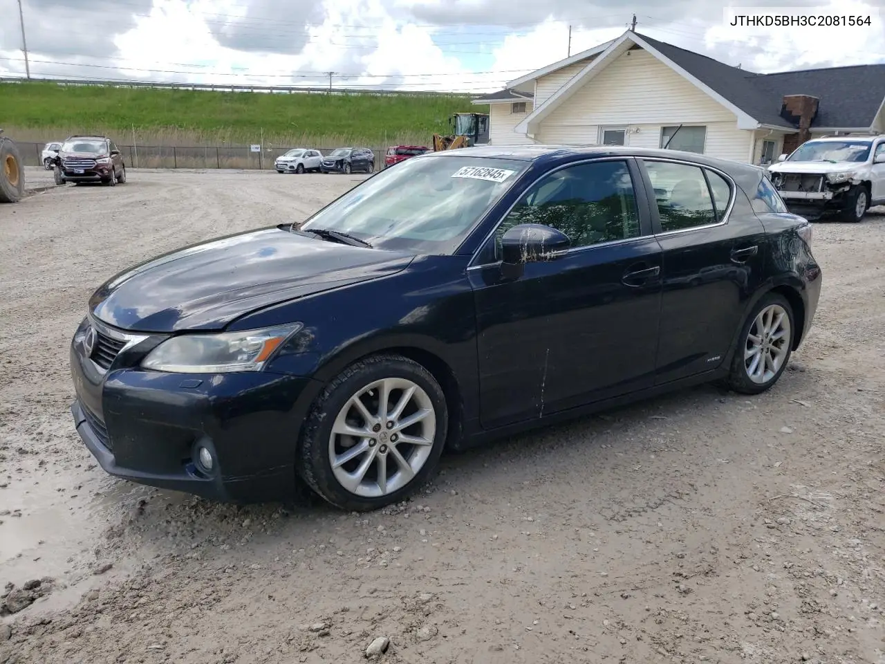 2012 Lexus Ct 200 VIN: JTHKD5BH3C2081564 Lot: 57162845