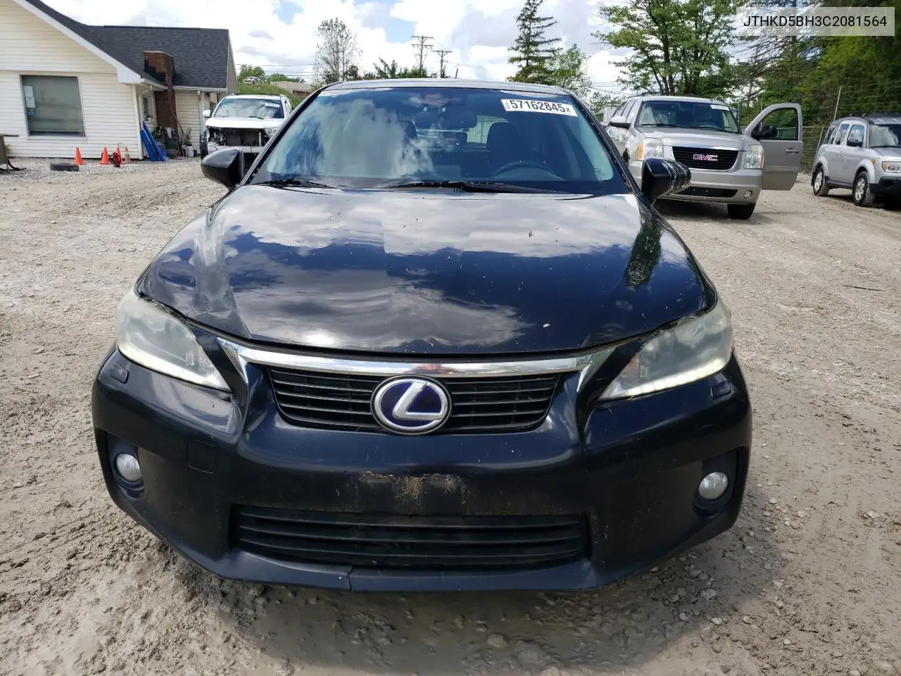 2012 Lexus Ct 200 VIN: JTHKD5BH3C2081564 Lot: 57162845