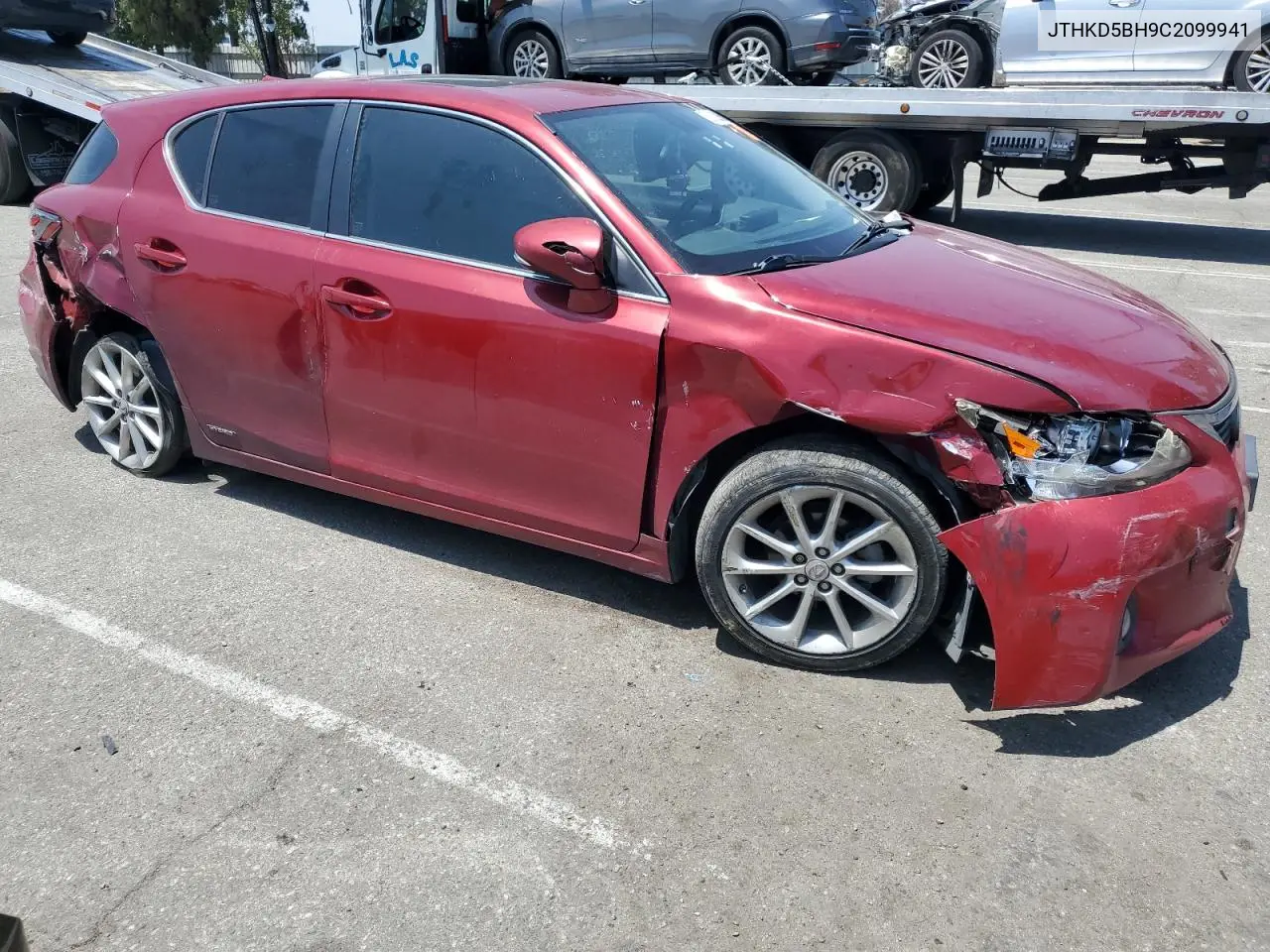 2012 Lexus Ct 200 VIN: JTHKD5BH9C2099941 Lot: 60362785