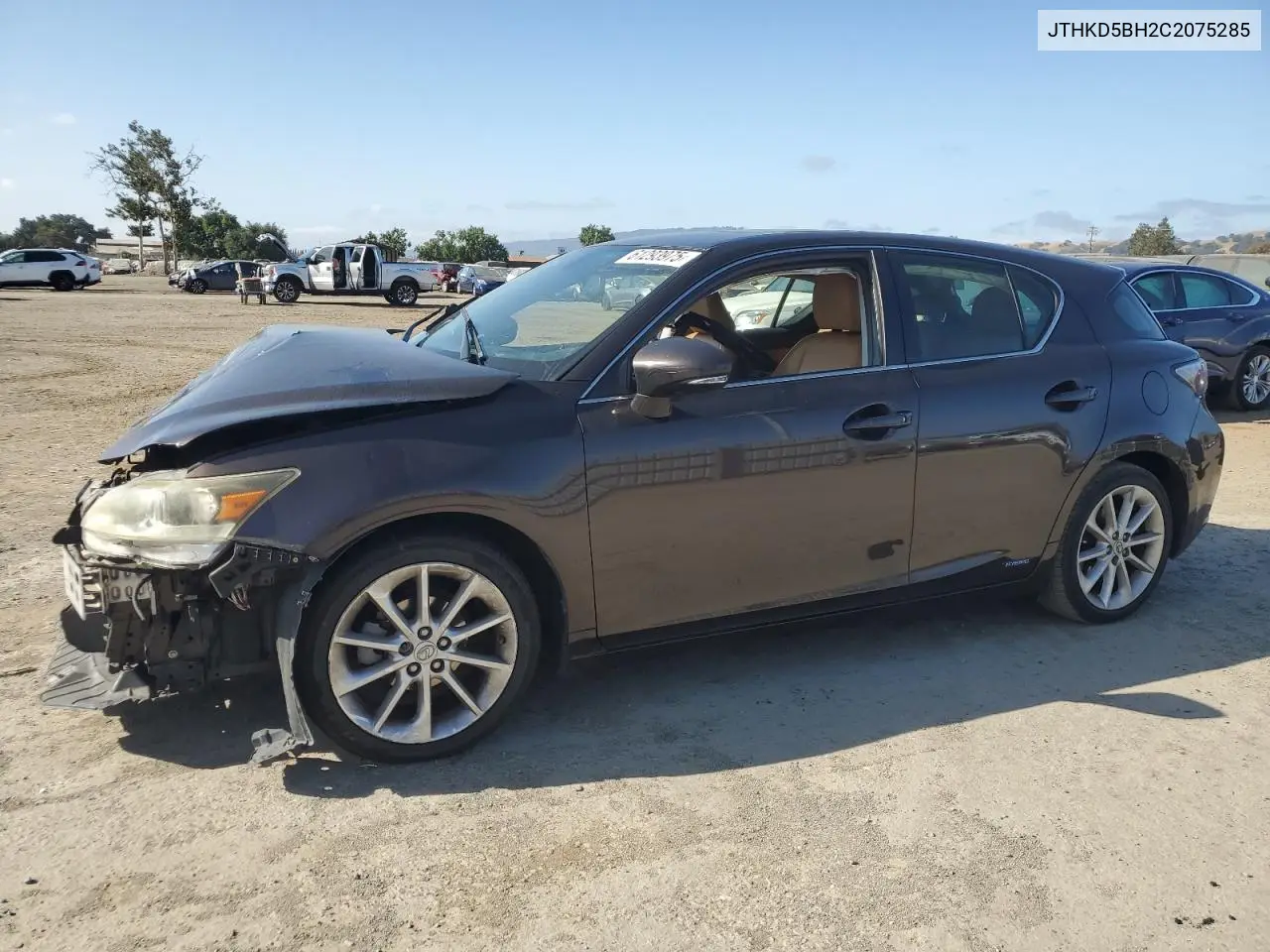 2012 Lexus Ct 200 VIN: JTHKD5BH2C2075285 Lot: 61293975