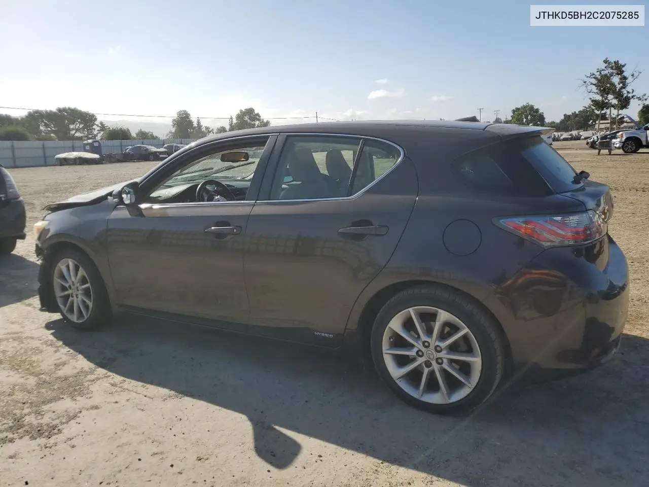 2012 Lexus Ct 200 VIN: JTHKD5BH2C2075285 Lot: 61293975