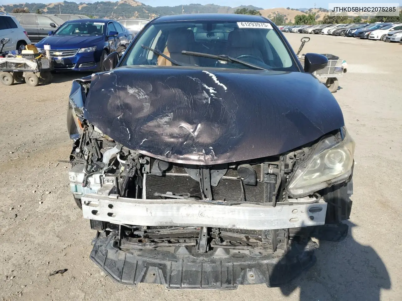 2012 Lexus Ct 200 VIN: JTHKD5BH2C2075285 Lot: 61293975