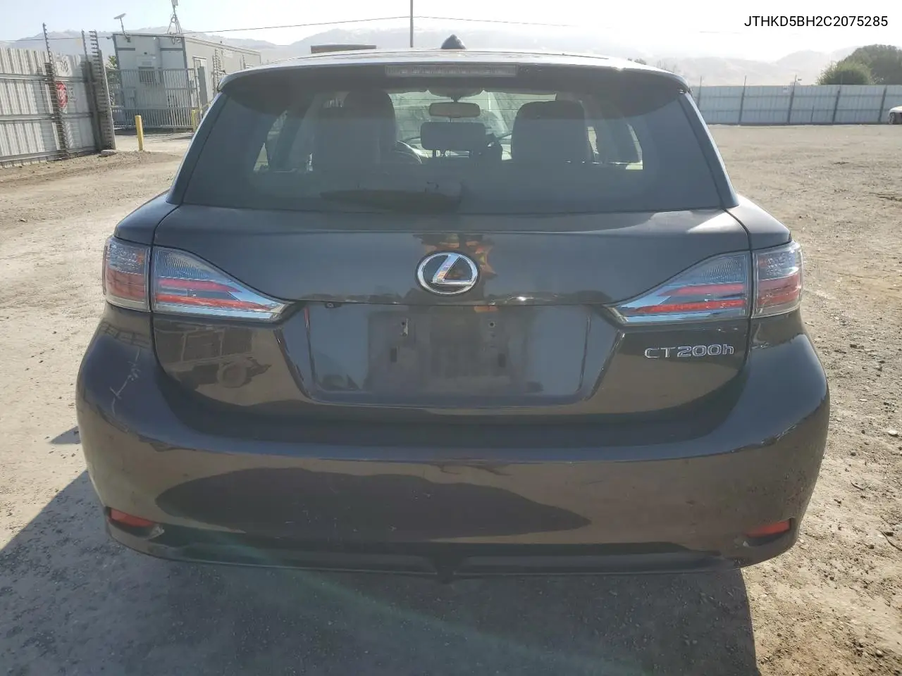 2012 Lexus Ct 200 VIN: JTHKD5BH2C2075285 Lot: 61293975