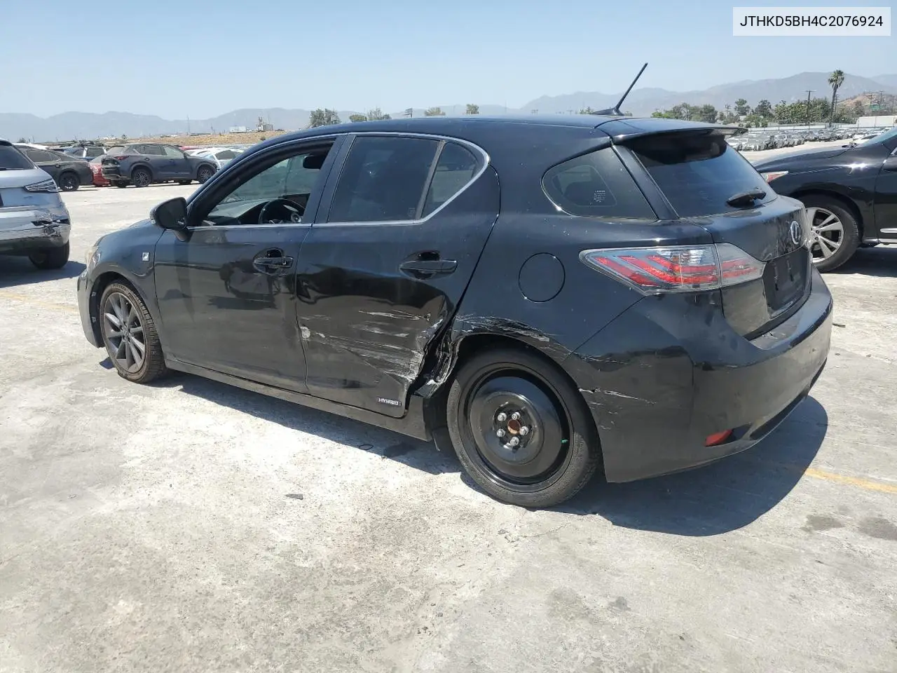 2012 Lexus Ct 200 VIN: JTHKD5BH4C2076924 Lot: 61506265