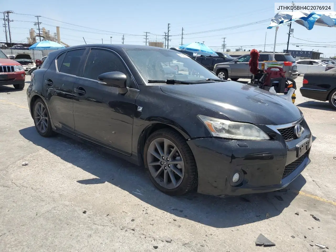 2012 Lexus Ct 200 VIN: JTHKD5BH4C2076924 Lot: 61506265