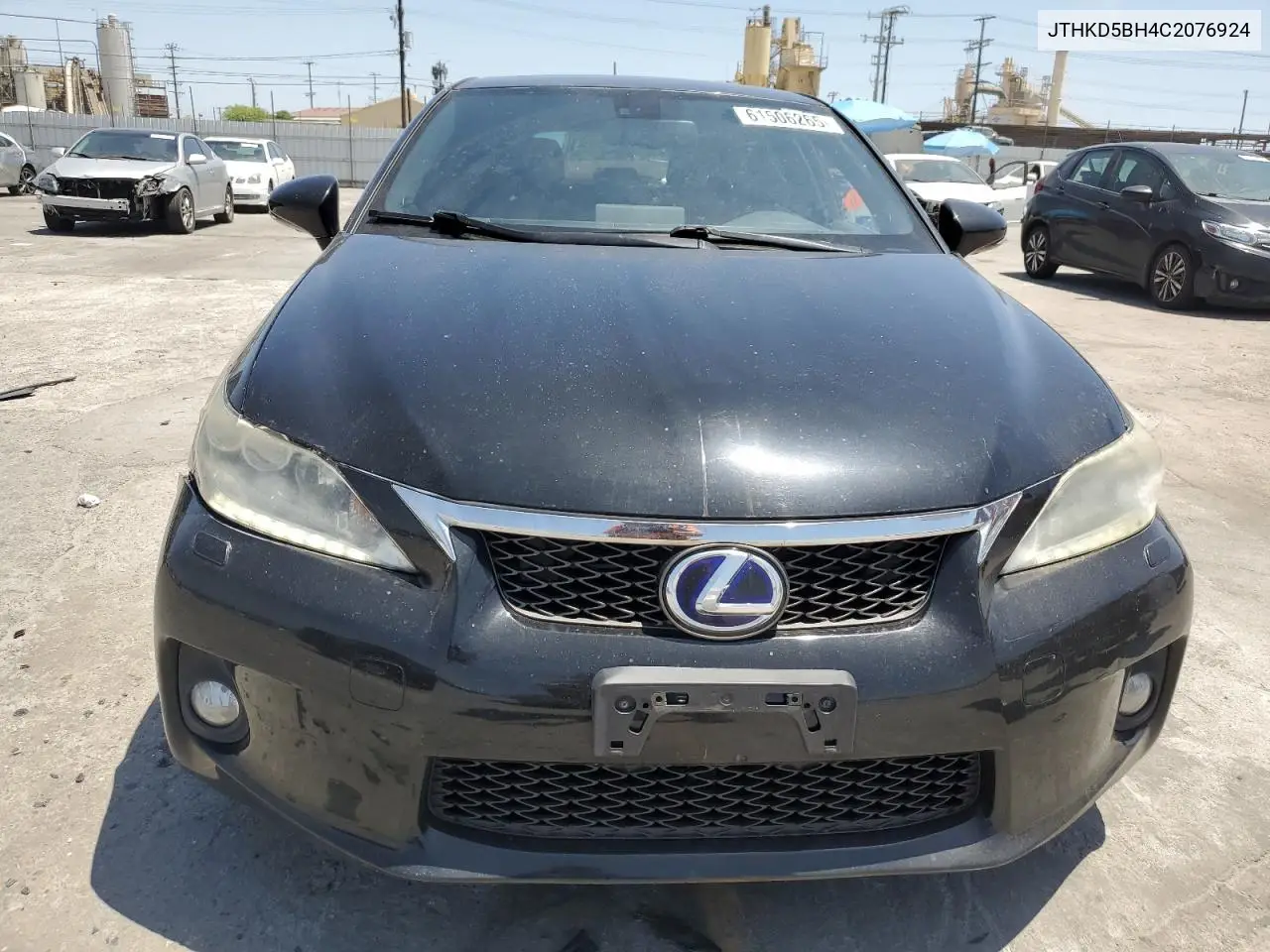 2012 Lexus Ct 200 VIN: JTHKD5BH4C2076924 Lot: 61506265