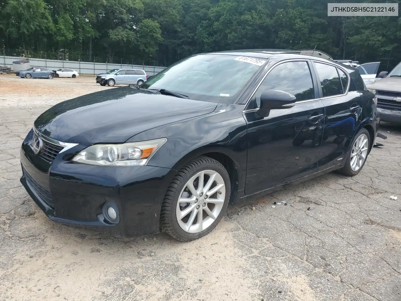 2012 Lexus Ct 200 VIN: JTHKD5BH5C2122146 Lot: 61671795