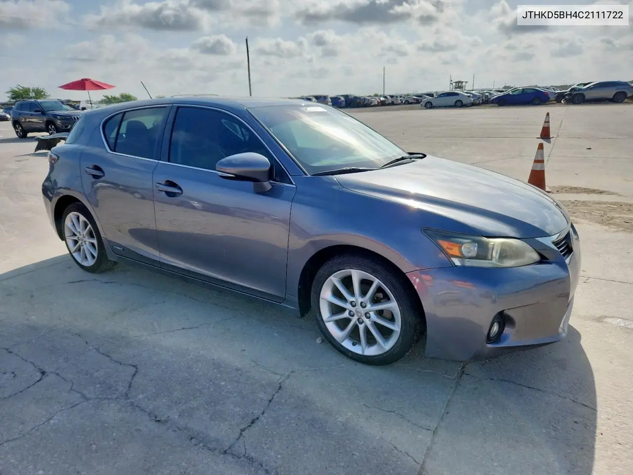 2012 Lexus Ct 200 VIN: JTHKD5BH4C2111722 Lot: 61715485