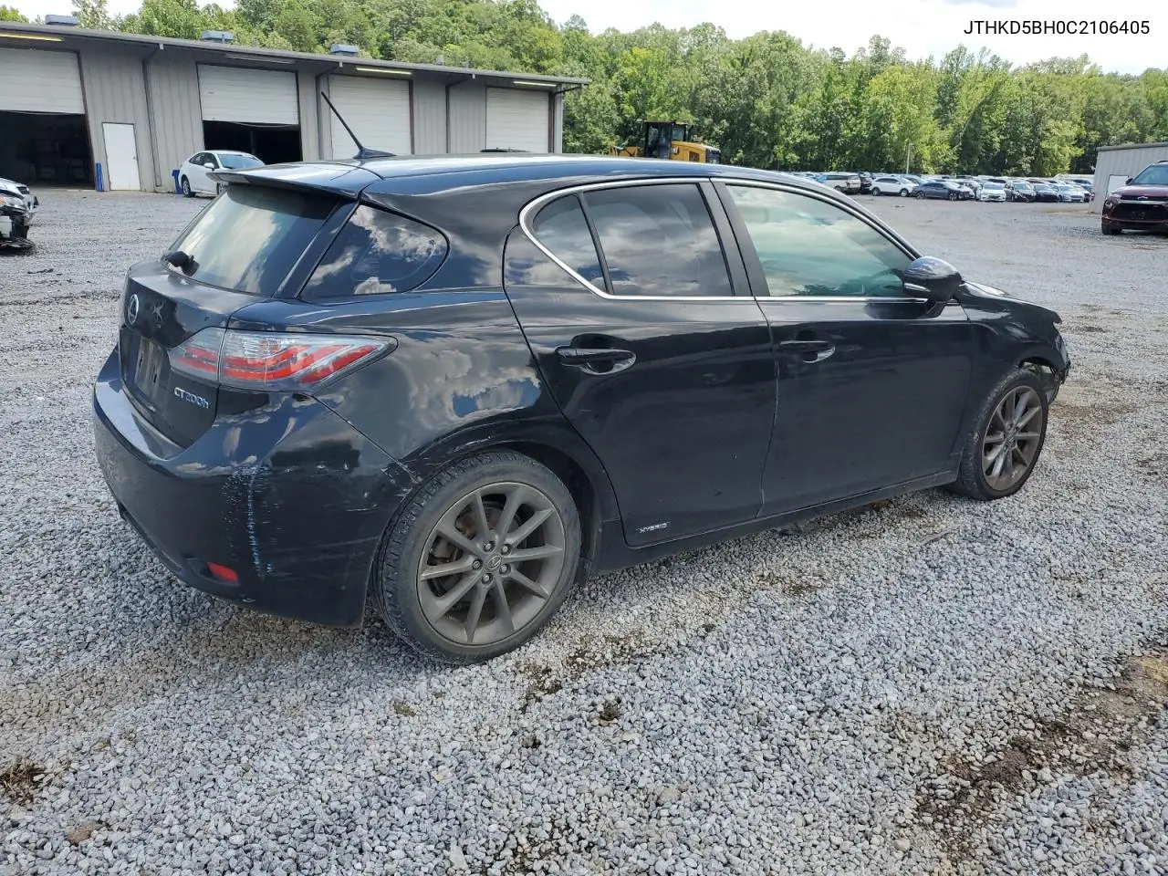 2012 Lexus Ct 200 VIN: JTHKD5BH0C2106405 Lot: 62139615