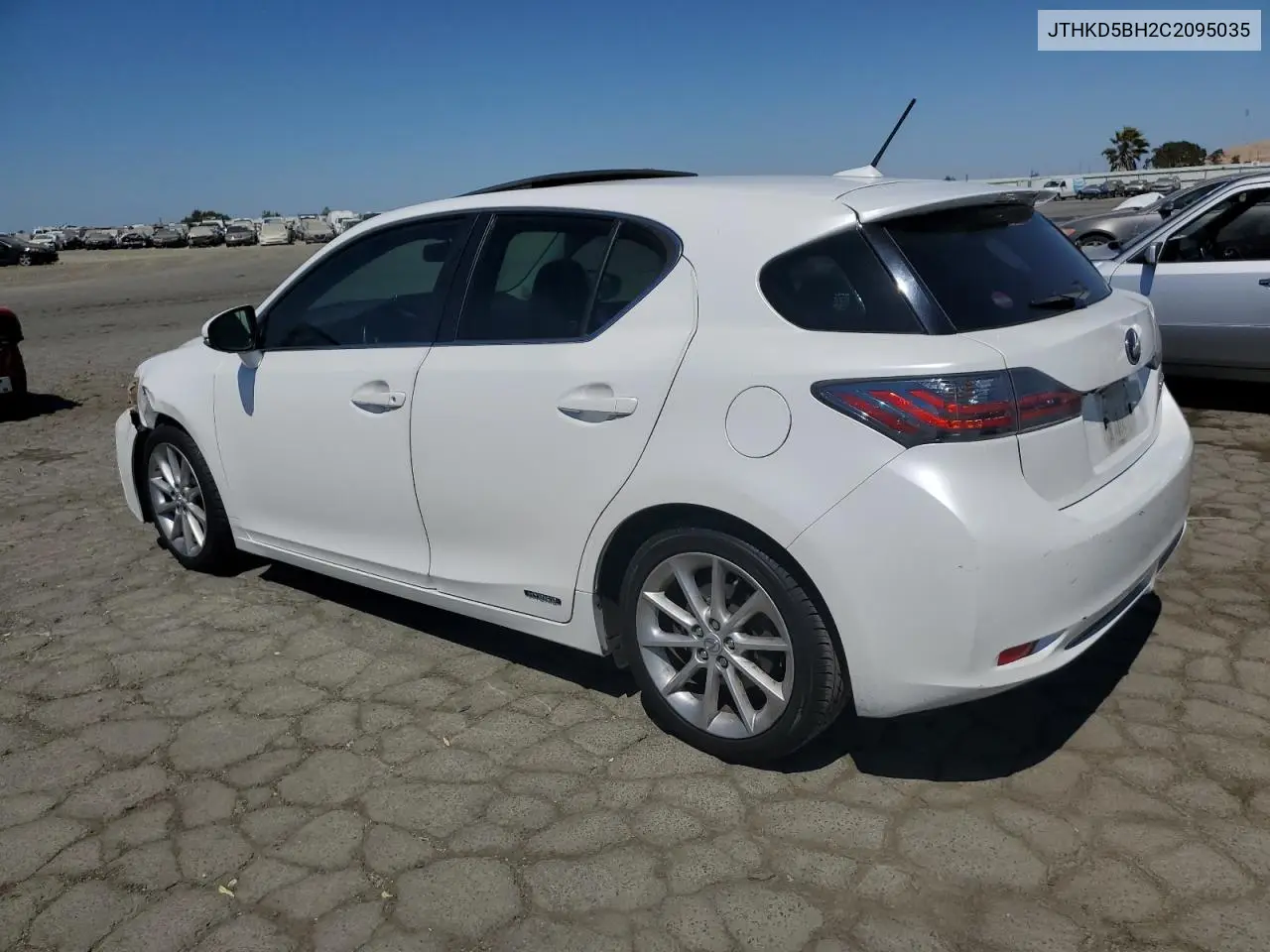 2012 Lexus Ct 200 VIN: JTHKD5BH2C2095035 Lot: 62450655