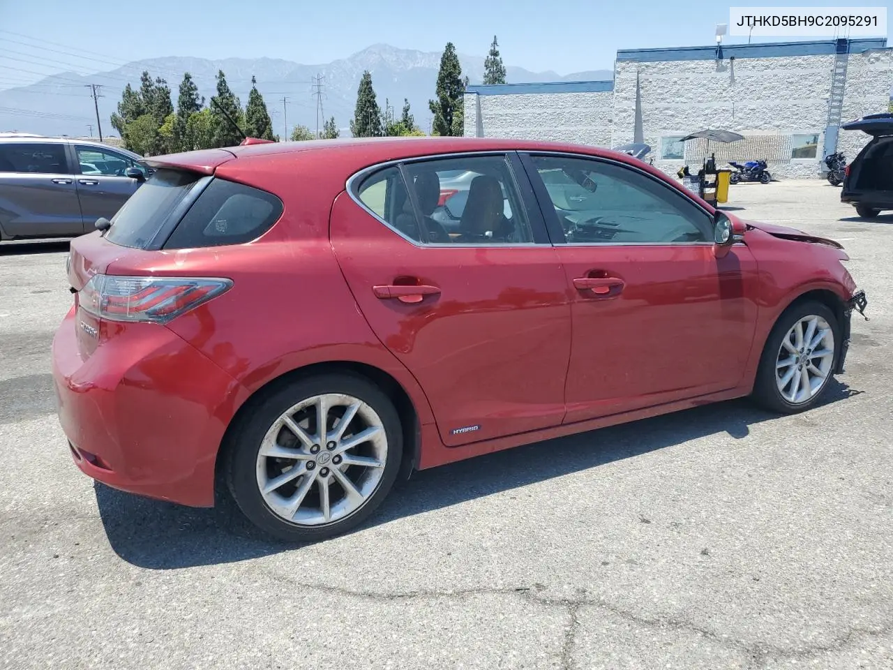 2012 Lexus Ct 200 VIN: JTHKD5BH9C2095291 Lot: 62746025