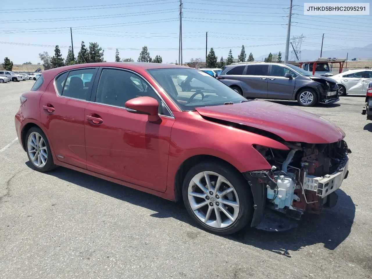 2012 Lexus Ct 200 VIN: JTHKD5BH9C2095291 Lot: 62746025