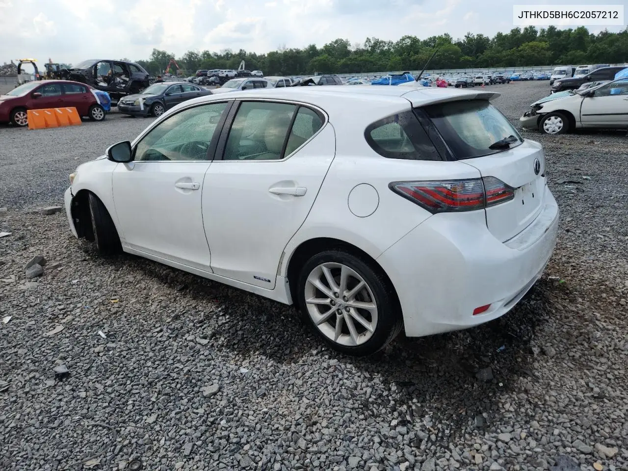 2012 Lexus Ct 200 VIN: JTHKD5BH6C2057212 Lot: 62747065