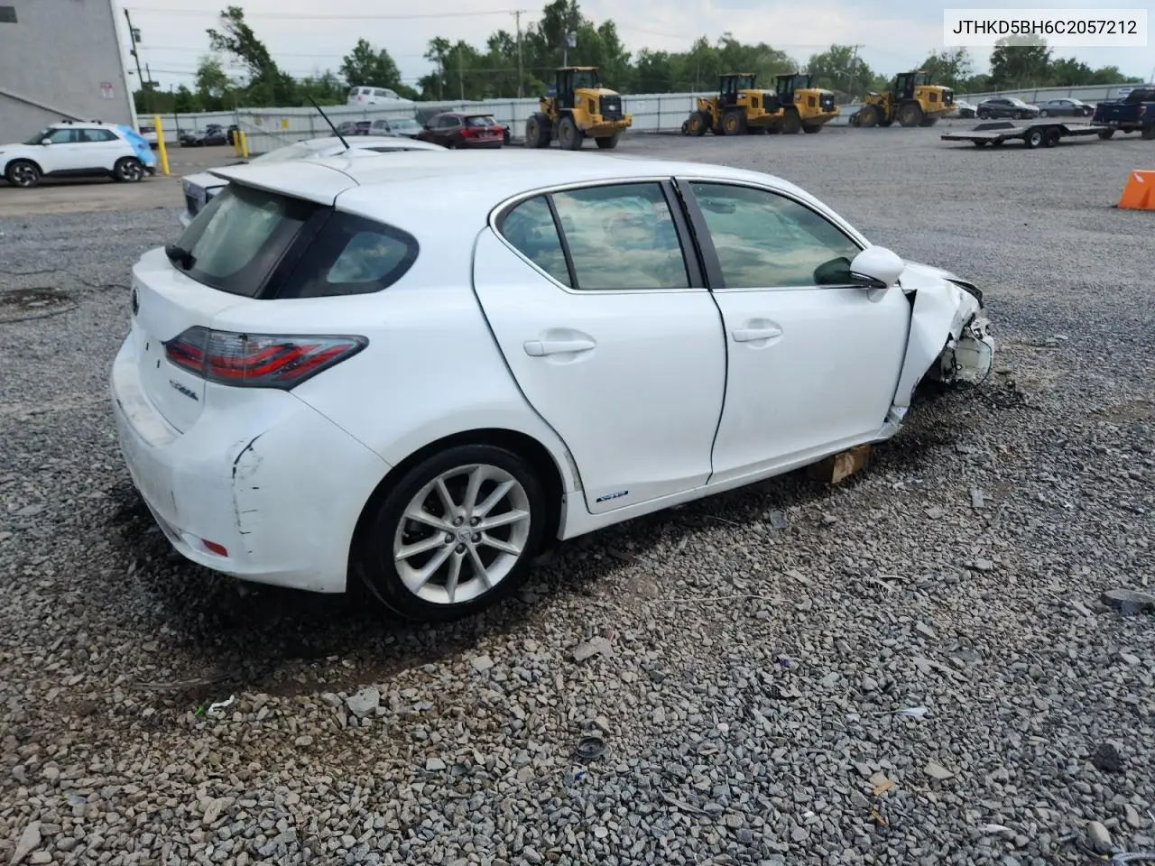 2012 Lexus Ct 200 VIN: JTHKD5BH6C2057212 Lot: 62747065