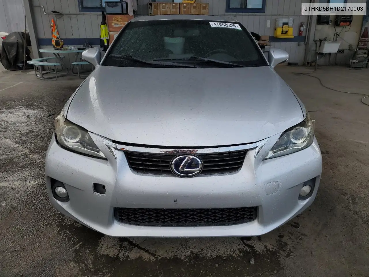 2013 Lexus Ct 200 VIN: JTHKD5BH1D2170003 Lot: 47608365