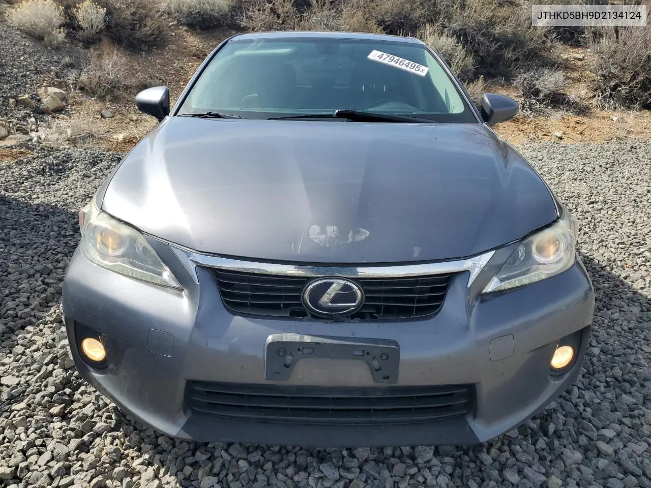 2013 Lexus Ct 200 VIN: JTHKD5BH9D2134124 Lot: 47946495
