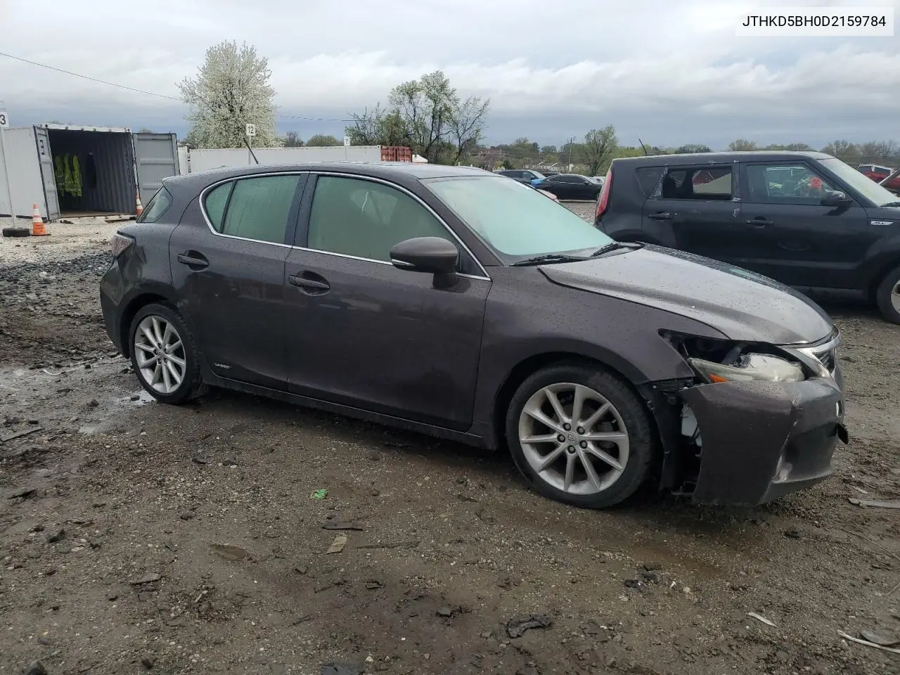 2013 Lexus Ct 200 VIN: JTHKD5BH0D2159784 Lot: 51495535