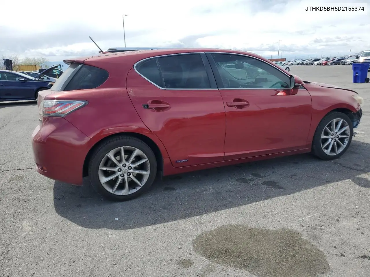 2013 Lexus Ct 200 VIN: JTHKD5BH5D2155374 Lot: 51545595