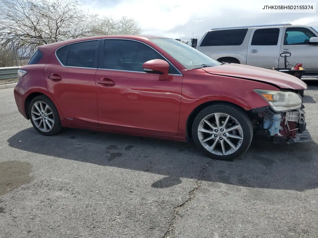 2013 Lexus Ct 200 VIN: JTHKD5BH5D2155374 Lot: 51545595
