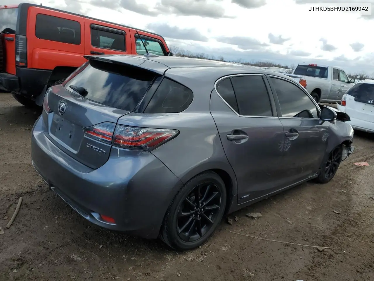 2013 Lexus Ct 200 VIN: JTHKD5BH9D2169942 Lot: 51811455
