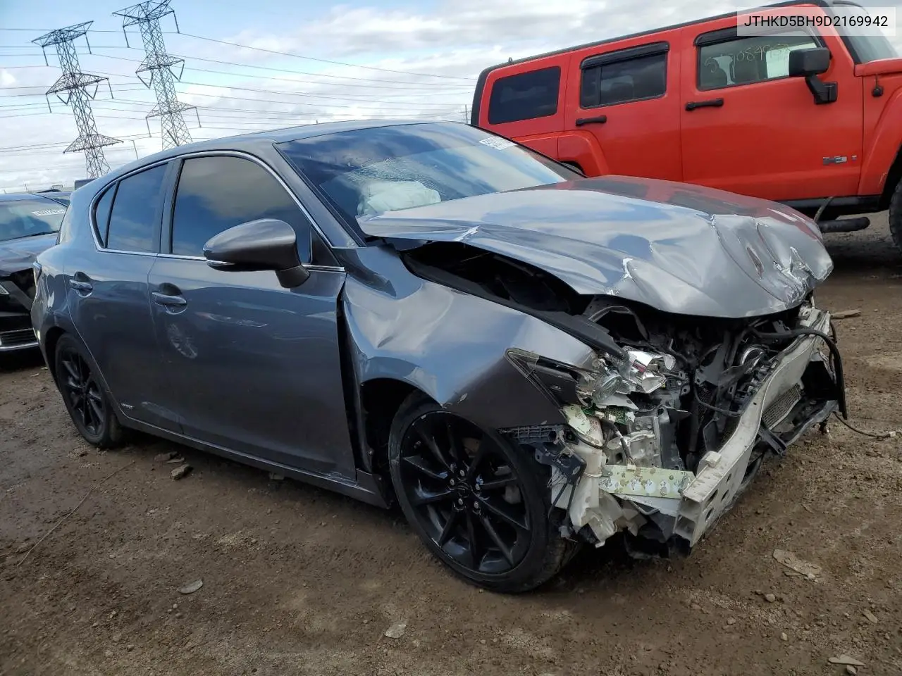 2013 Lexus Ct 200 VIN: JTHKD5BH9D2169942 Lot: 51811455