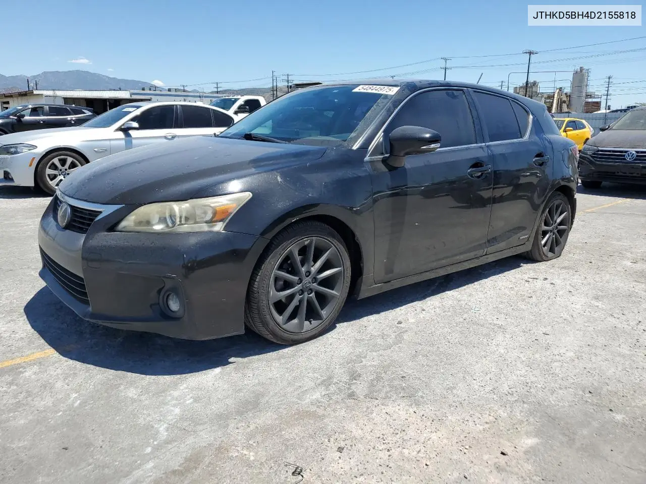 2013 Lexus Ct 200 VIN: JTHKD5BH4D2155818 Lot: 54844975