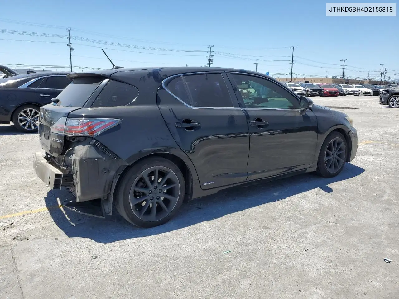 2013 Lexus Ct 200 VIN: JTHKD5BH4D2155818 Lot: 54844975