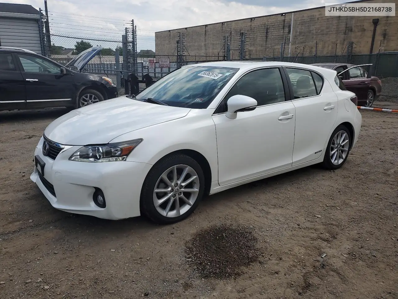 2013 Lexus Ct 200 VIN: JTHKD5BH5D2168738 Lot: 56362615