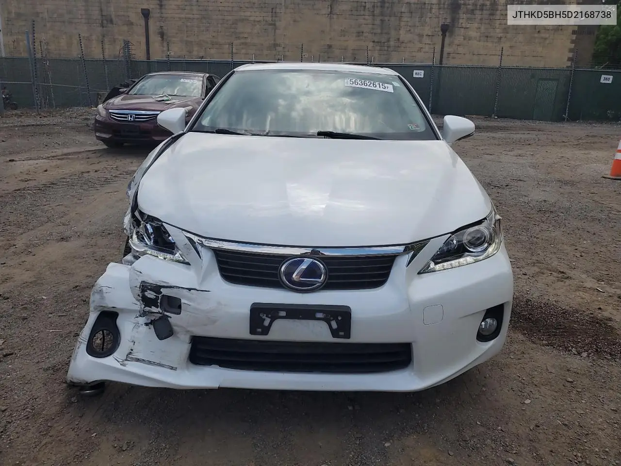 2013 Lexus Ct 200 VIN: JTHKD5BH5D2168738 Lot: 56362615